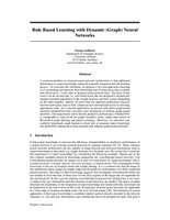 Rule Based Learning with Dynamic (Graph) Neural Networks